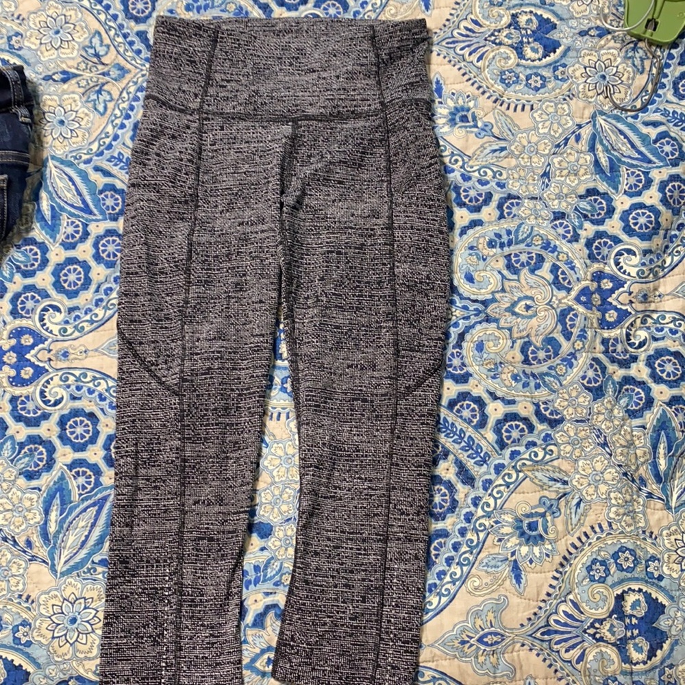 Lululemon cropped fast and free leggings